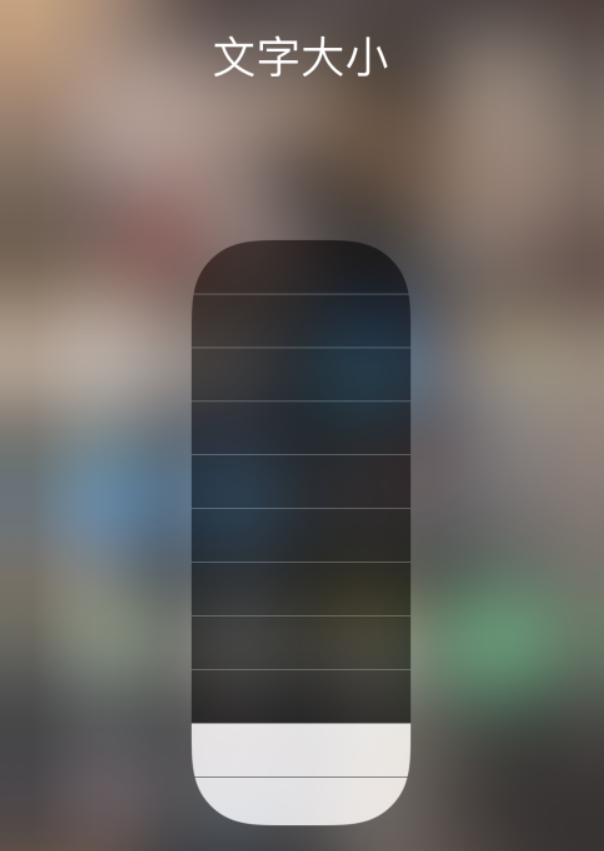 保城镇苹果手机维修分享小技巧：在 iPhone 控制中心快速调节字体大小 